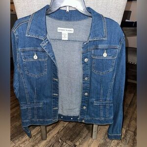 Bamboo Traders Ladies Denim Blue Jean Jacket Women's Size M
